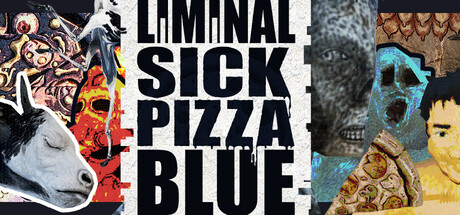 阈限病态蓝披萨/Liminal Sick Pizza Blue