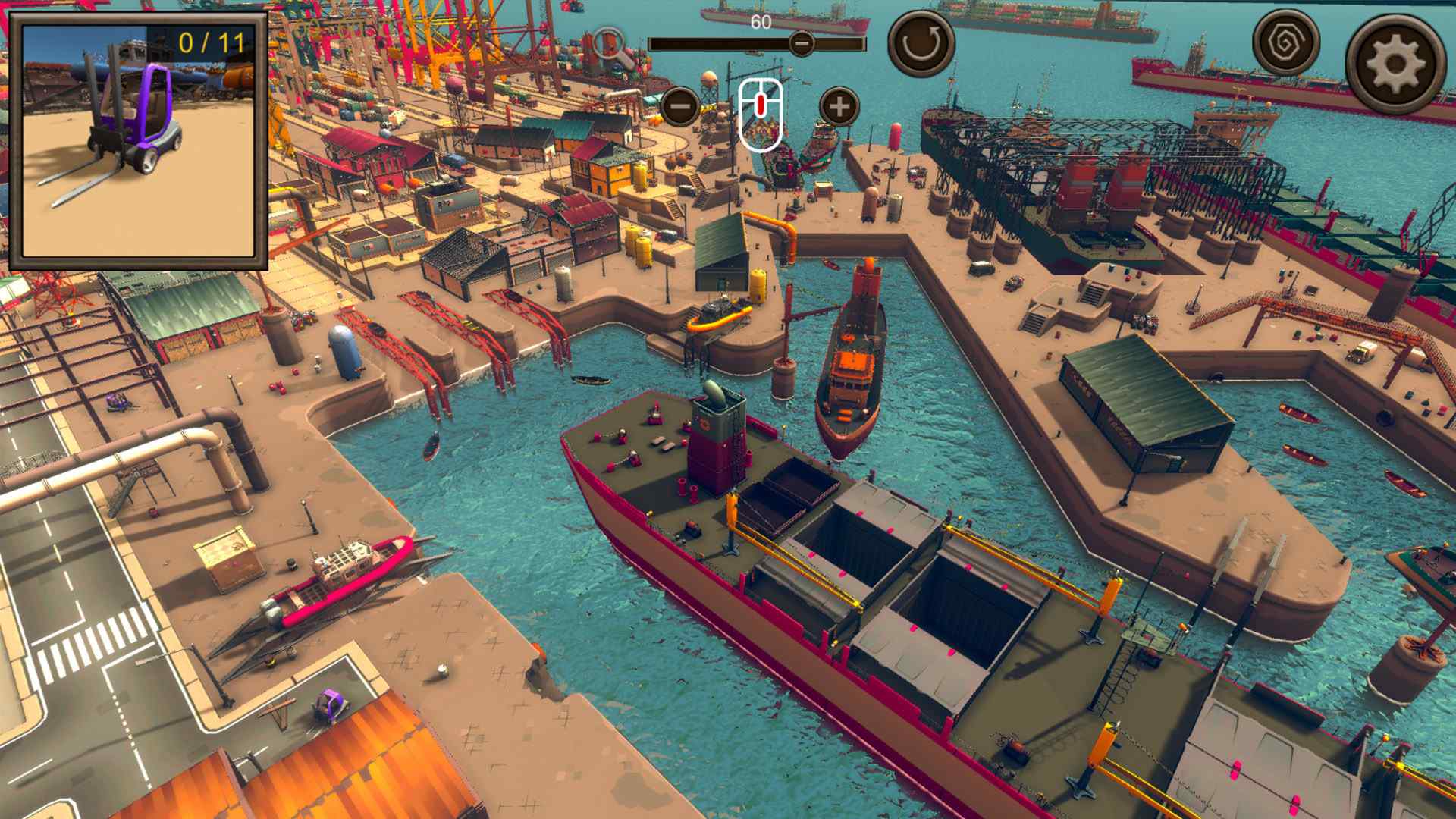 隐蔽港湾:自上而下3D/Hidden Harbor Top-Down 3D
