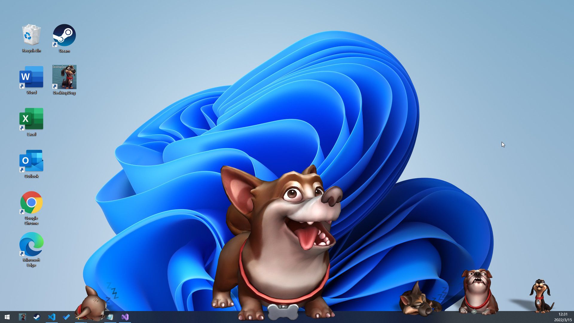 桌面萌犬/Desktop Dog_0