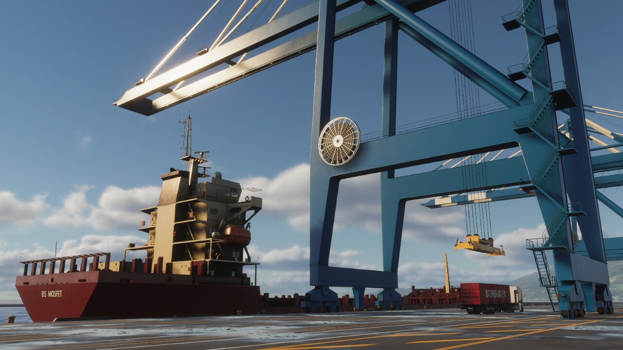 港口起重机:集装箱时代/Port Cranes : Container Age_0