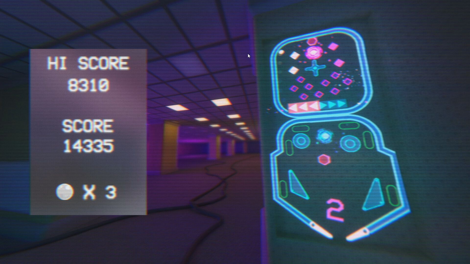 蒸汽波弹子球/Vaporwave Pinball_0
