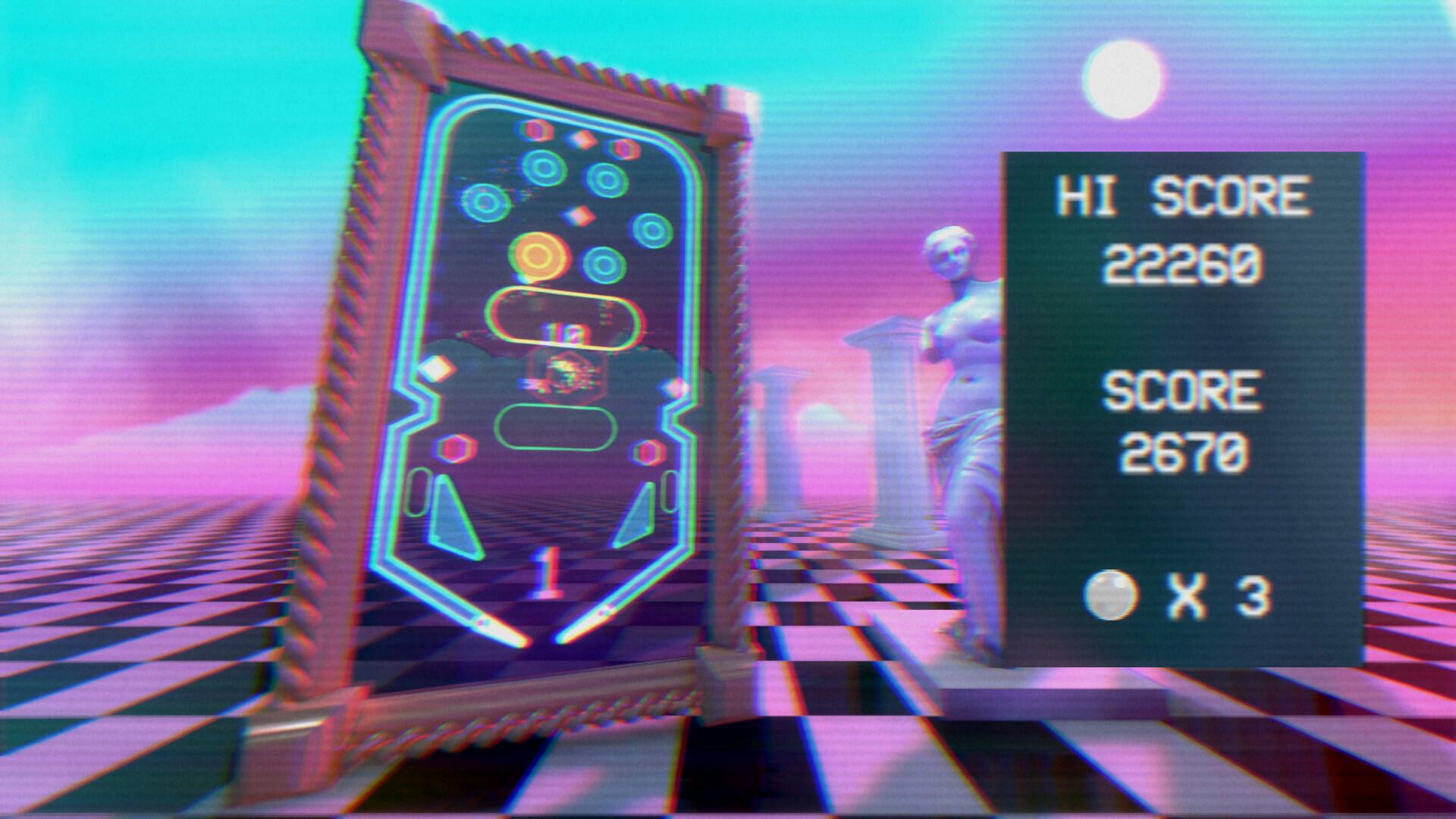 蒸汽波弹子球/Vaporwave Pinball_2