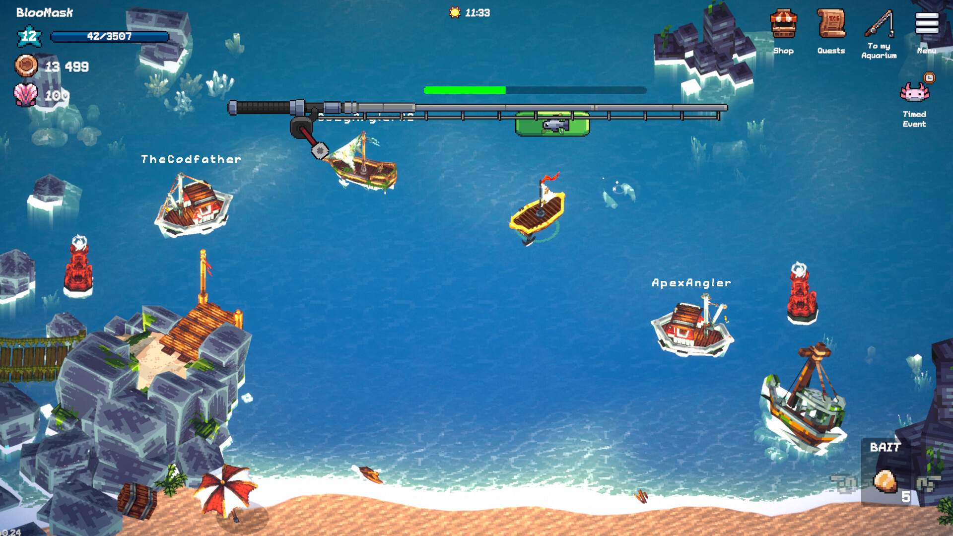 全球鱼友俱乐部:放置好时光/Tiny Aquarium: Social Fishkeeping_2