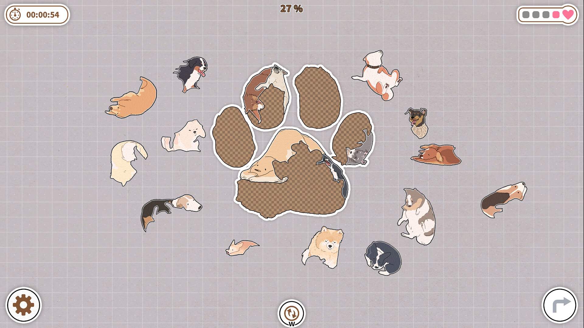 挤在一起的狗狗们/Dogs Huddled Together_0