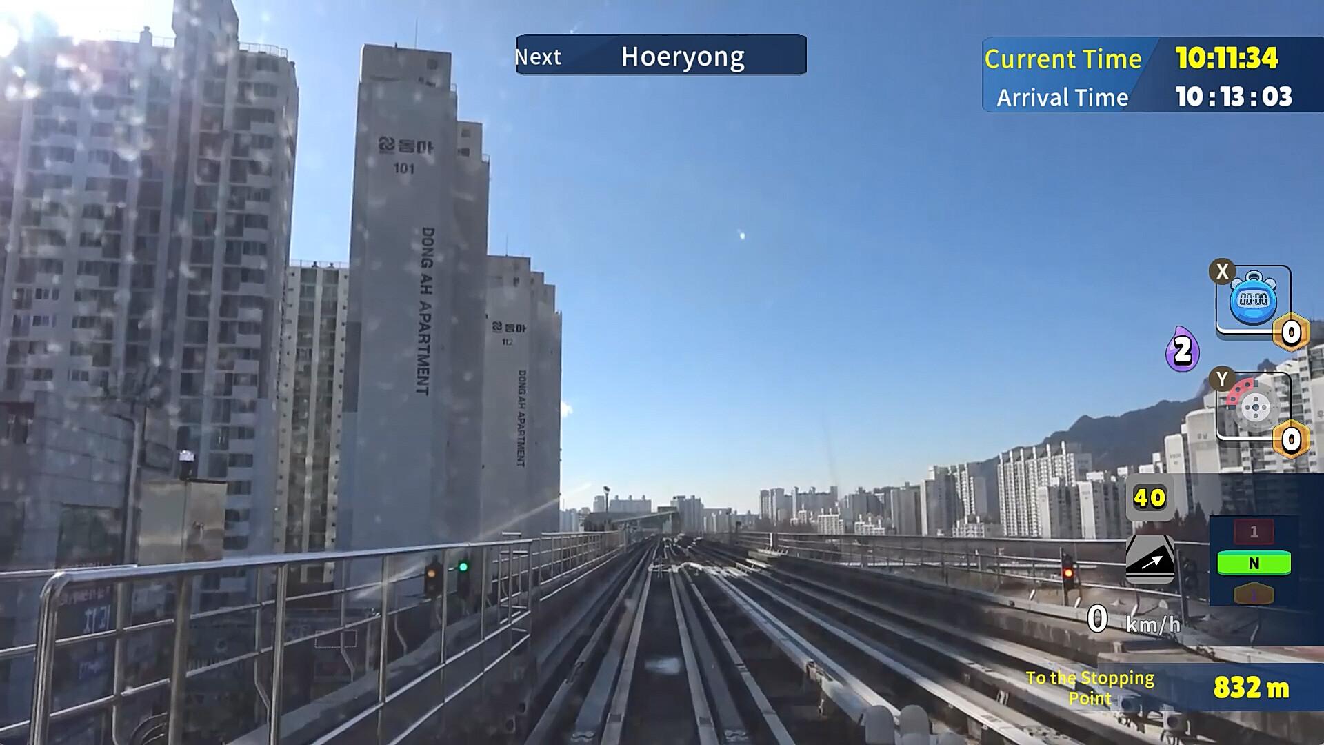 韩国轨道驾驶之旅:轻轨乌镇部/Korean Rail Driving Tour-LRT Uijeongbu_3