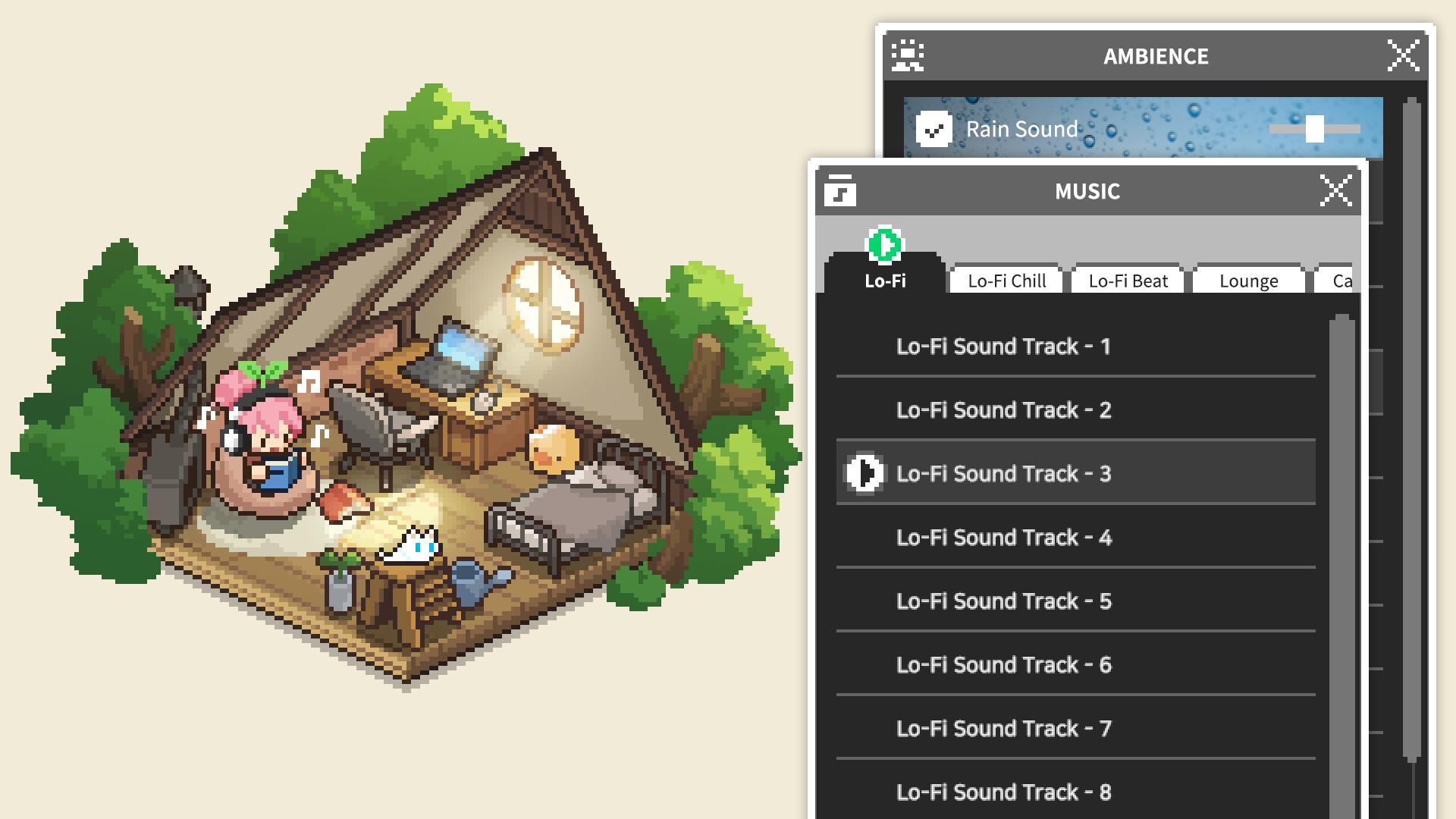 迷你舒适房间：Lo-Fi/Mini Cozy Room: Lo-Fi_2