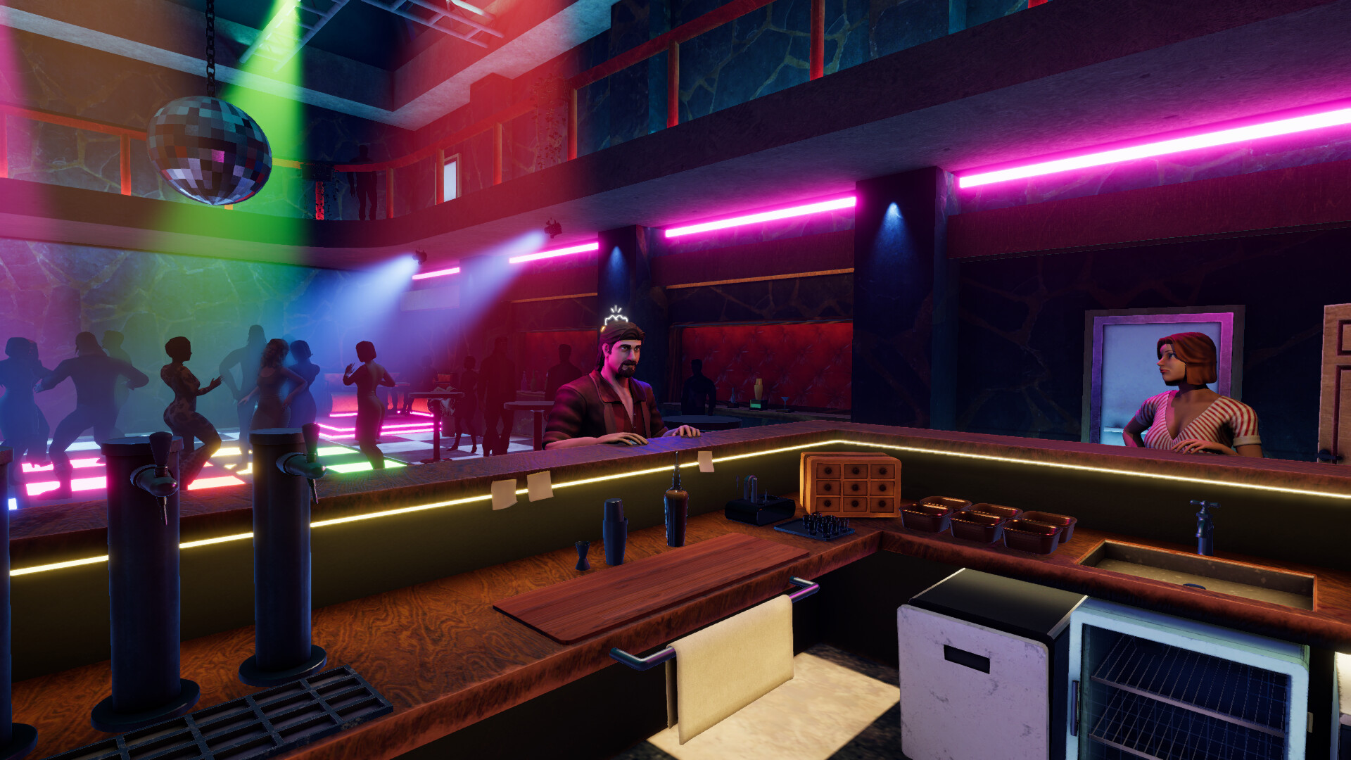 迪斯科灯光下:80年代酒吧模拟器/Under the Disco Lights - 80's Bar Simulator_4