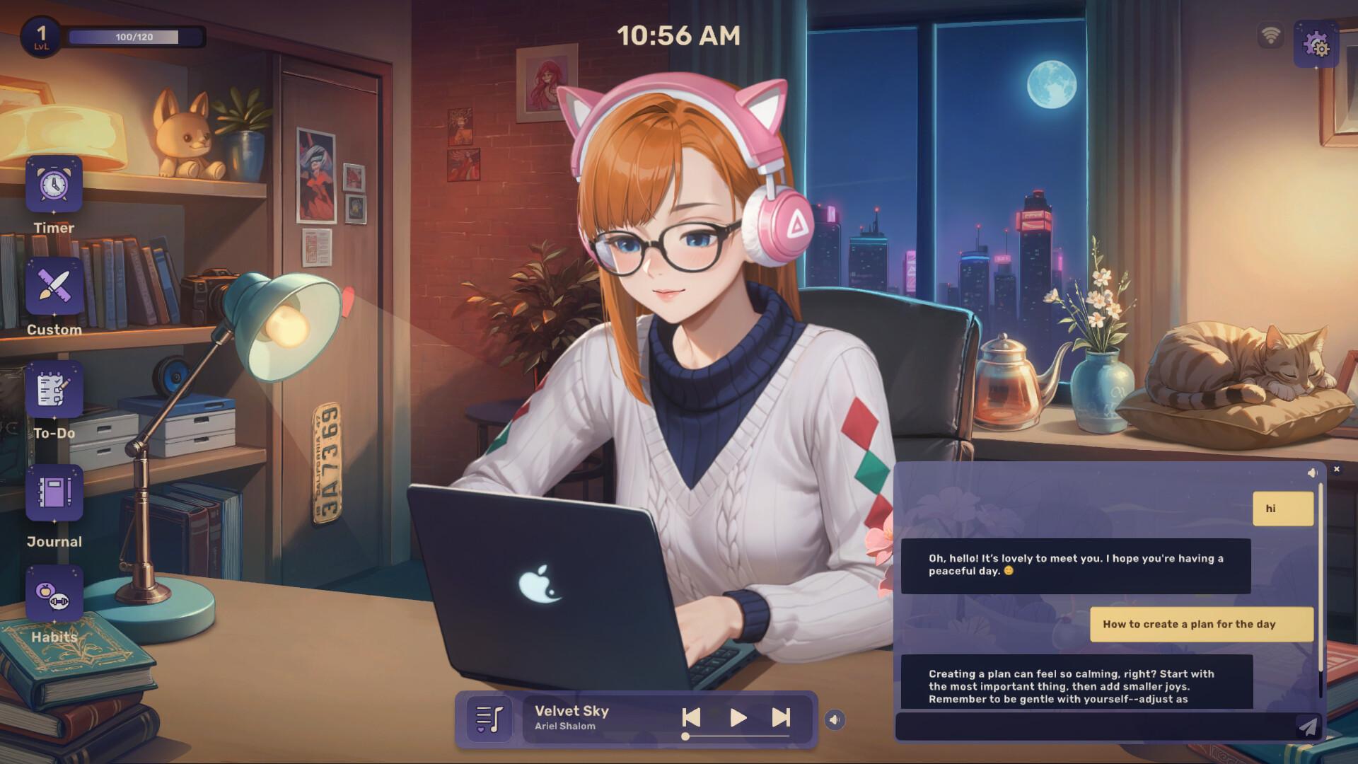 Lo-Fi女孩:AI助手/Lo-Fi Girl: AI Assistant_0