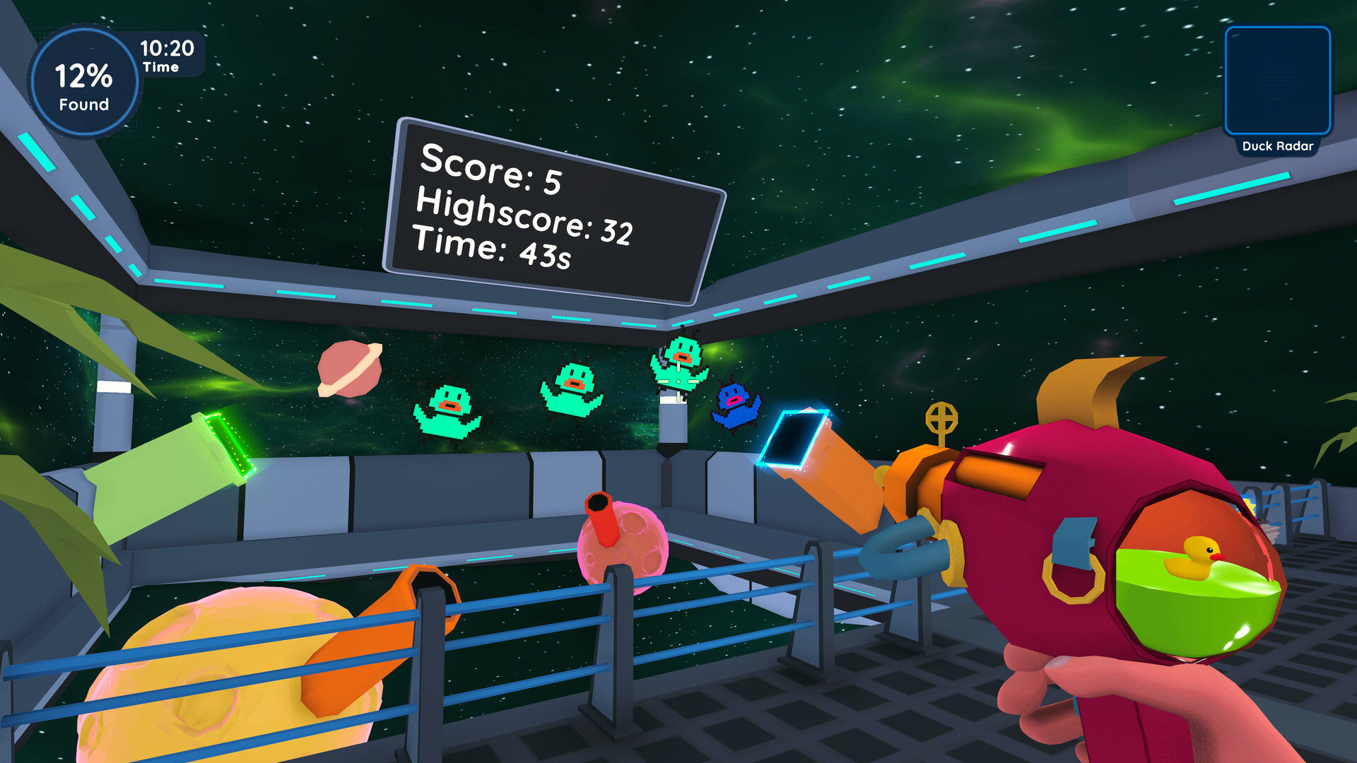 在太空中寻找 100 只鸭子并炸飞它们!!!/Find 100 Ducks and Blast Them...IN SPACE!!!_5