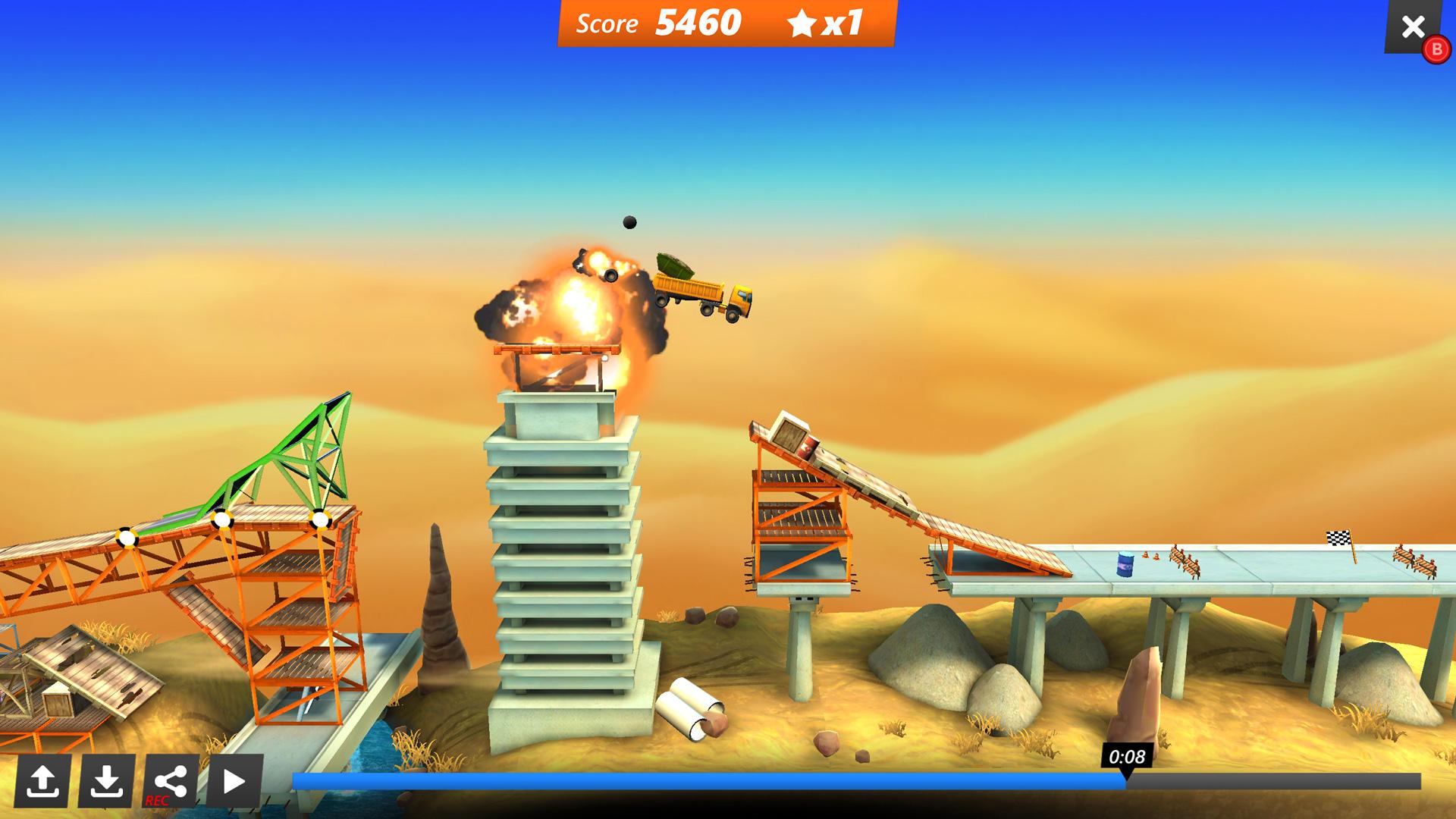 桥梁建造师:特技/Bridge Constructor Stunts_3