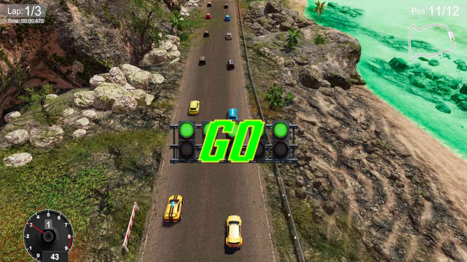 霓虹弯道赛车/Neon Curves Racing_0