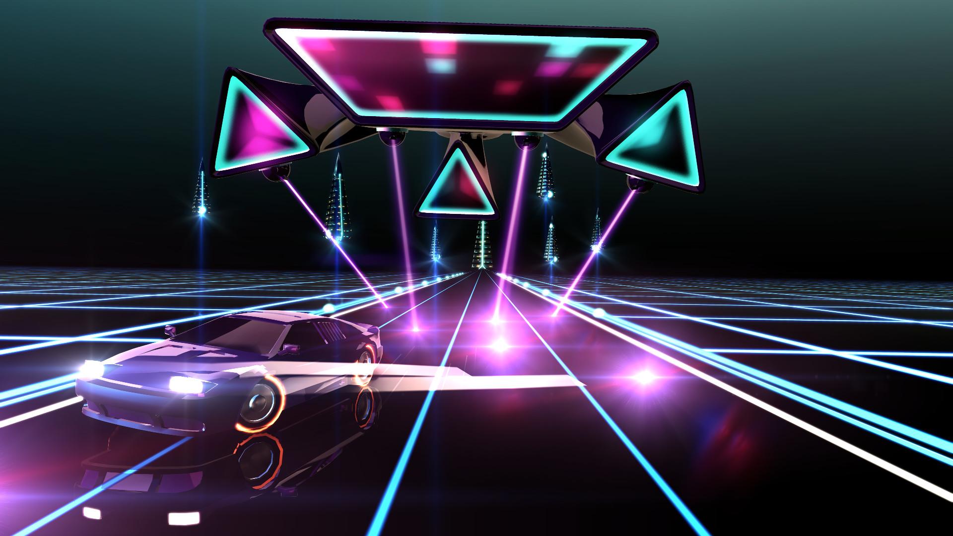 霓虹飞车/Neon Drive_3