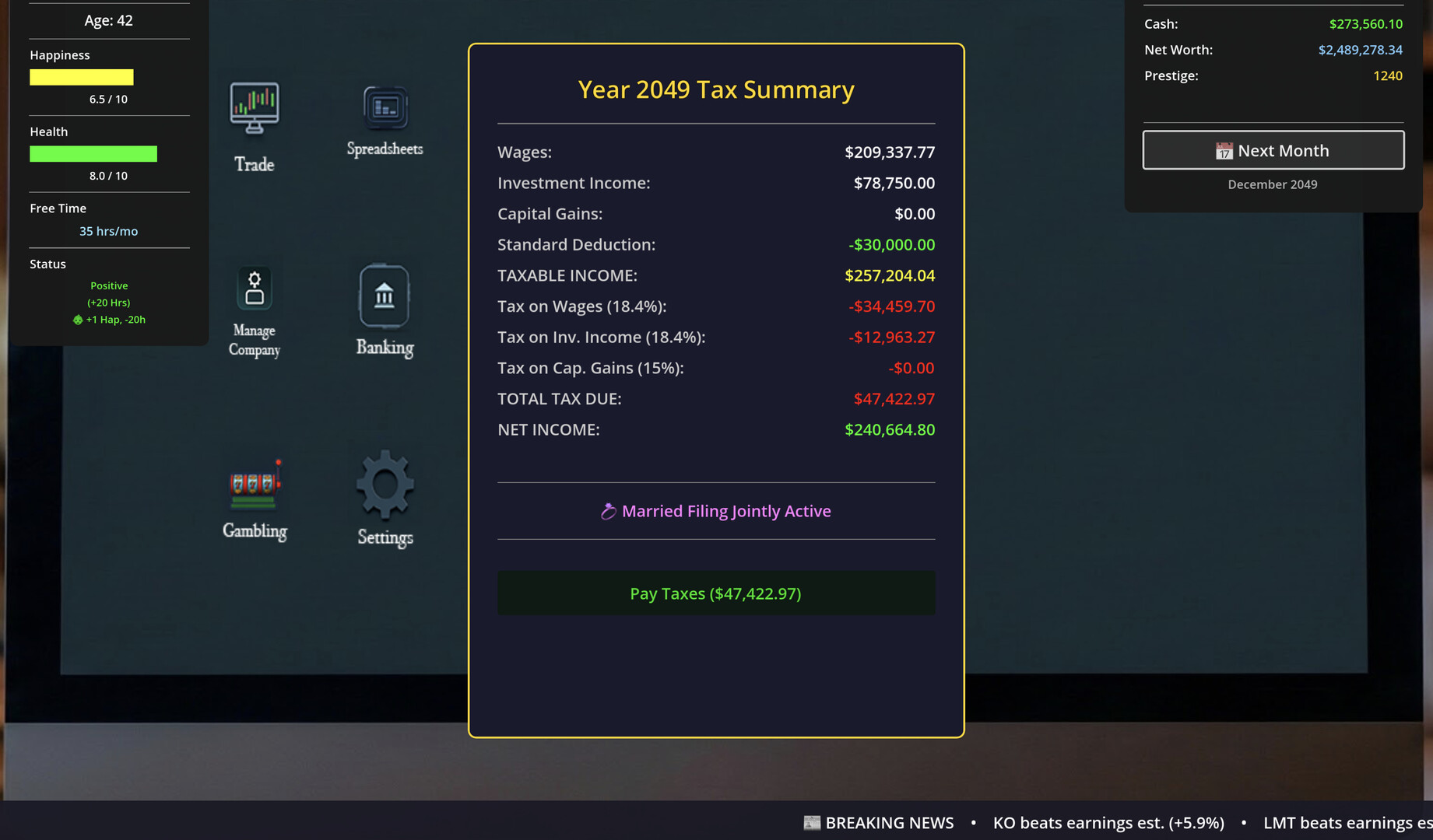自力更生:投资人生模拟器/SELF MADE: Investment Life Sim_5