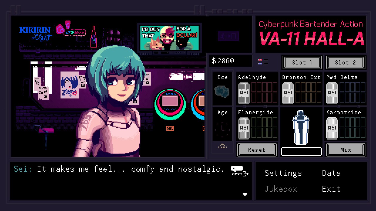 VA-11 HALL-A:赛博朋克酒保行动/VA-11 Hall-A: Cyberpunk Bartender Action_5