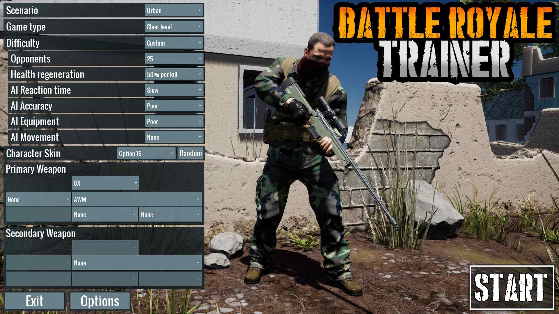 吃鸡模拟器/吃鸡教练/Battle Royale Trainer_0